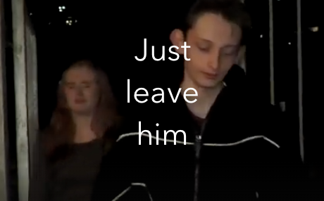 Just leave him
